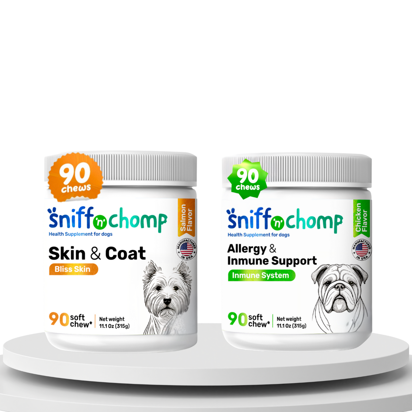 daily wellness duo – essentials for everyday health - sniff 'n' chomp