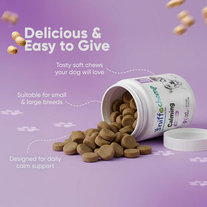 Anxiety and Stress Relief Calming Chews - Sniff 'n' Chomp