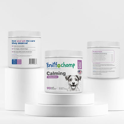 Anxiety and Stress Relief Calming Chews - Sniff 'n' Chomp