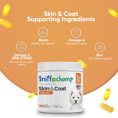 Skin And Coat Chews - Sniff 'n' Chomp