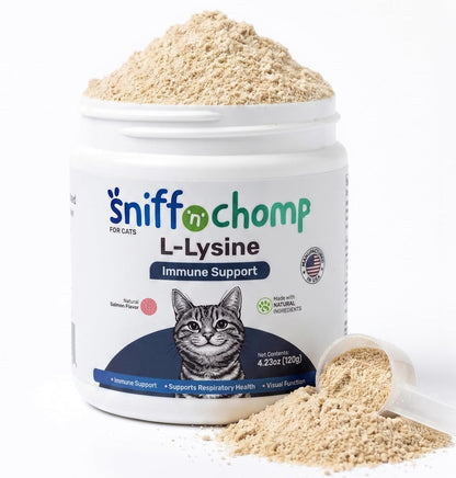 Immune Support L-Lysine Powder for Cats - Sniff 'n' Chomp