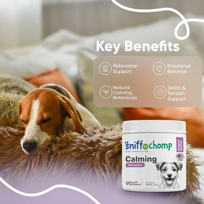 Anxiety and Stress Relief Calming Chews - Sniff 'n' Chomp