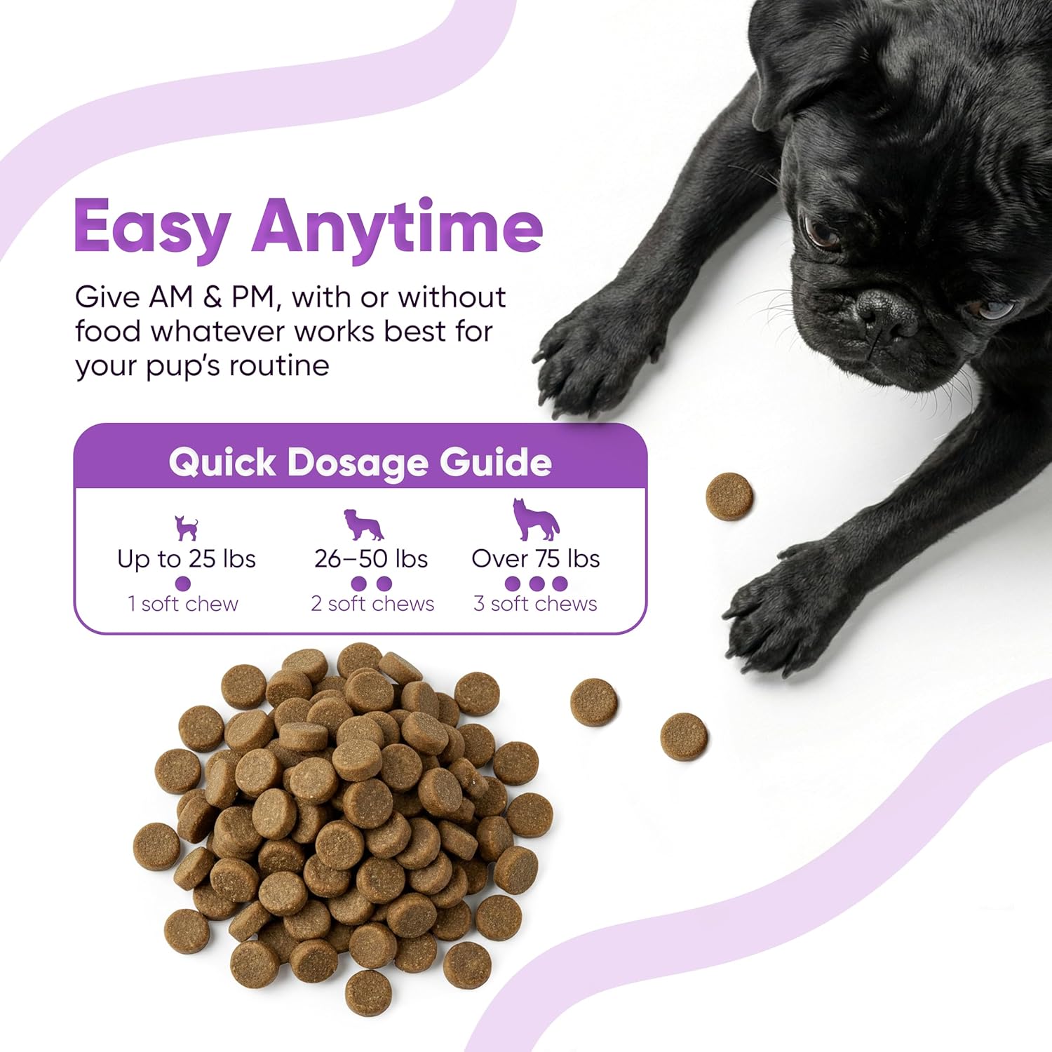 Anxiety and Stress Relief Calming Chews - Sniff 'n' Chomp