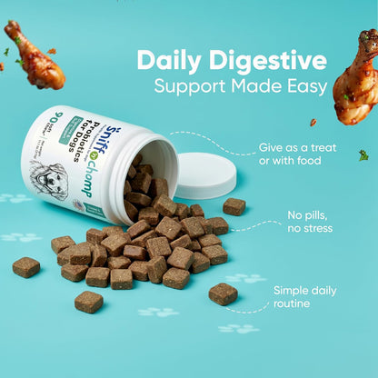 Digestive & Gut Support Probiotics Chews - Sniff 'n' Chomp