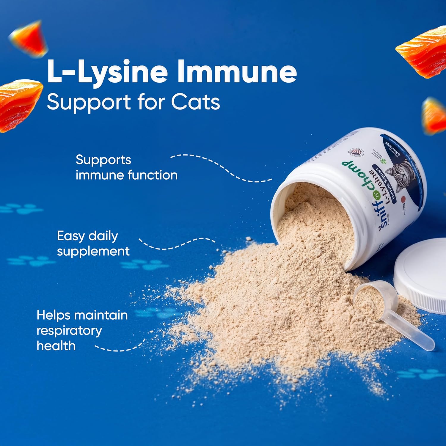 Immune Support L-Lysine Powder for Cats - Sniff 'n' Chomp