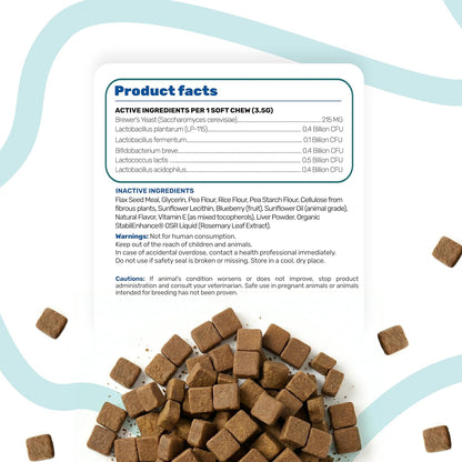Digestive & Gut Support Probiotics Chews - Sniff 'n' Chomp