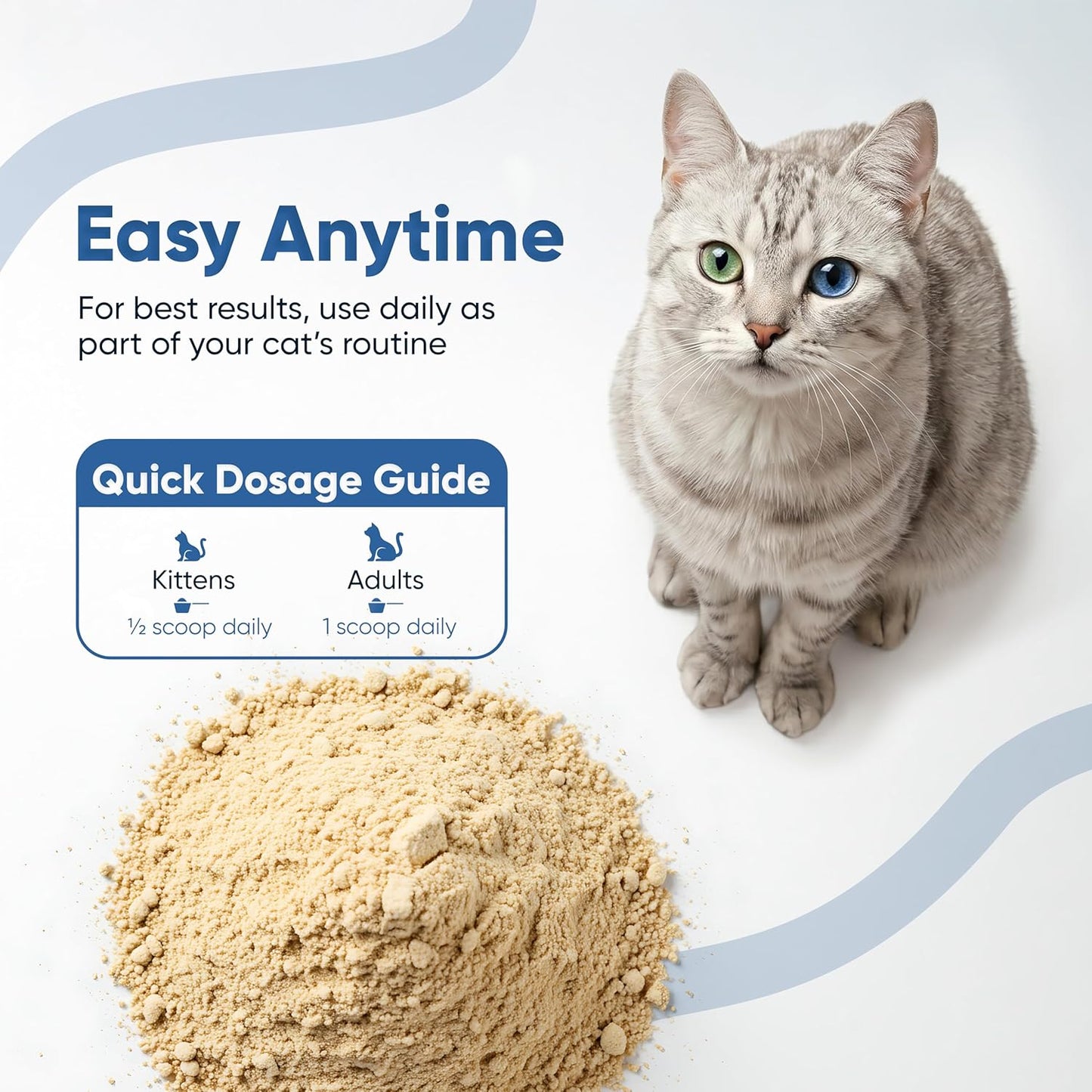 immune support l-lysine powder for cats - sniff 'n' chomp