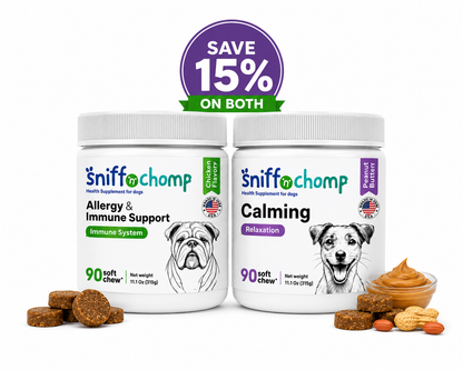 Calm & Comfort Duo – For Sensitive, Stressed Dogs - Sniff 'n' Chomp