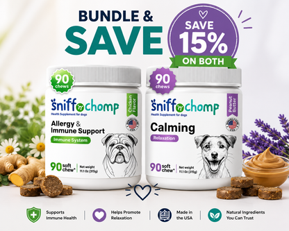 Calm & Comfort Duo – For Sensitive, Stressed Dogs - Sniff 'n' Chomp