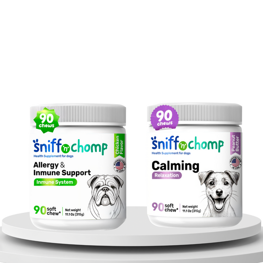 Calm & Comfort Duo – For Sensitive, Stressed Dogs - Sniff 'n' Chomp